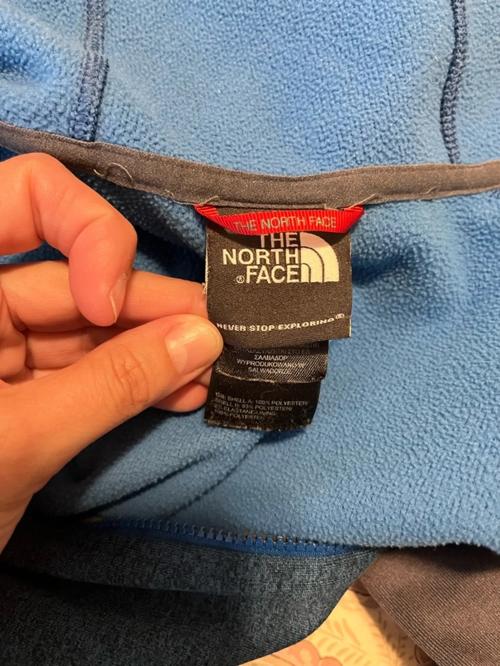 The North Face Canyonlands Full Zip‎ Jacket Blue Men’s Large Hiking Outdoors
